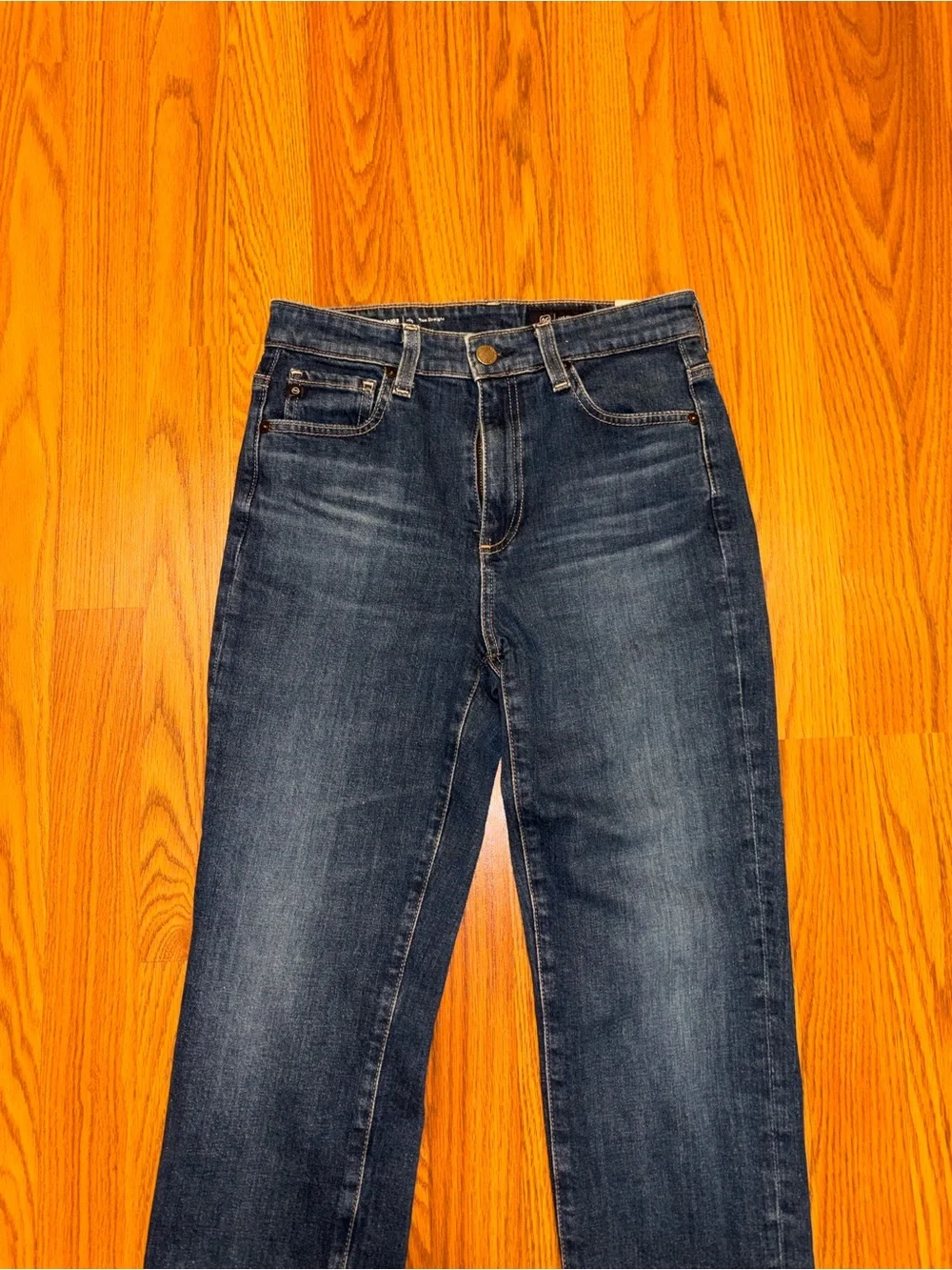 AG Adriano Goldschmied Saige High-Rise Slim Straight Jeans - Picture 9 of 10